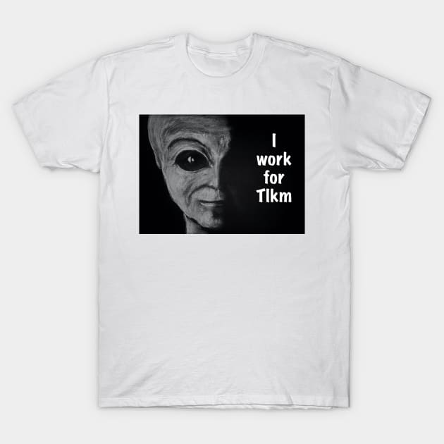 I work for Tlkm T-Shirt by SandiaOFC